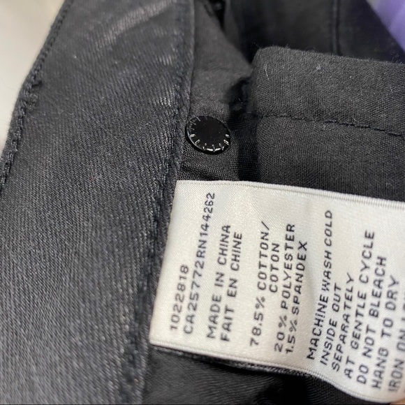 Dex Skinny Distressed Coated Denim - Picture 7 of 15